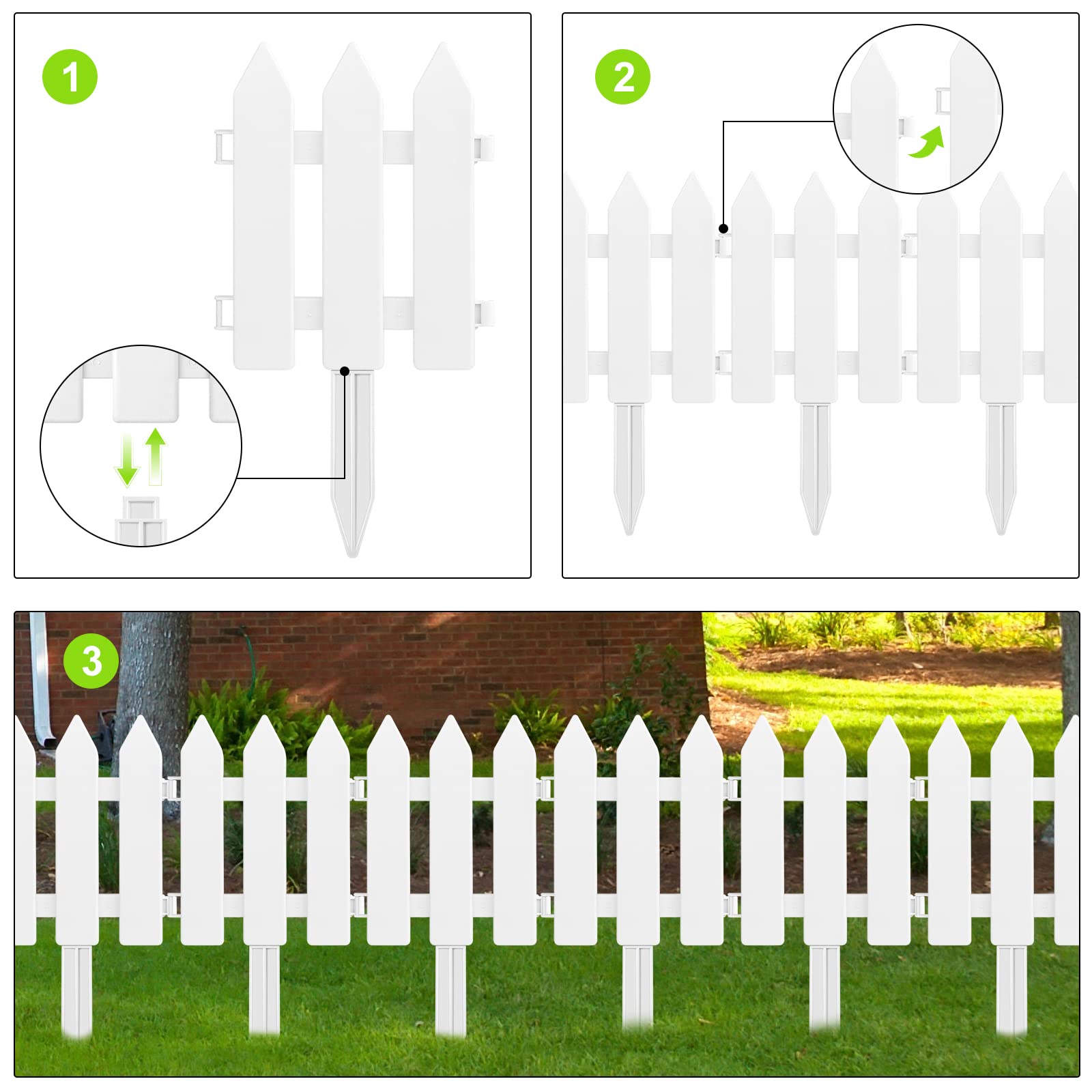 ELECLAND ground stake insert detail illustrating secure anchoring benefit