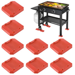 ElectricWise front view of orange shims showing clear fit and quick leveling benefit