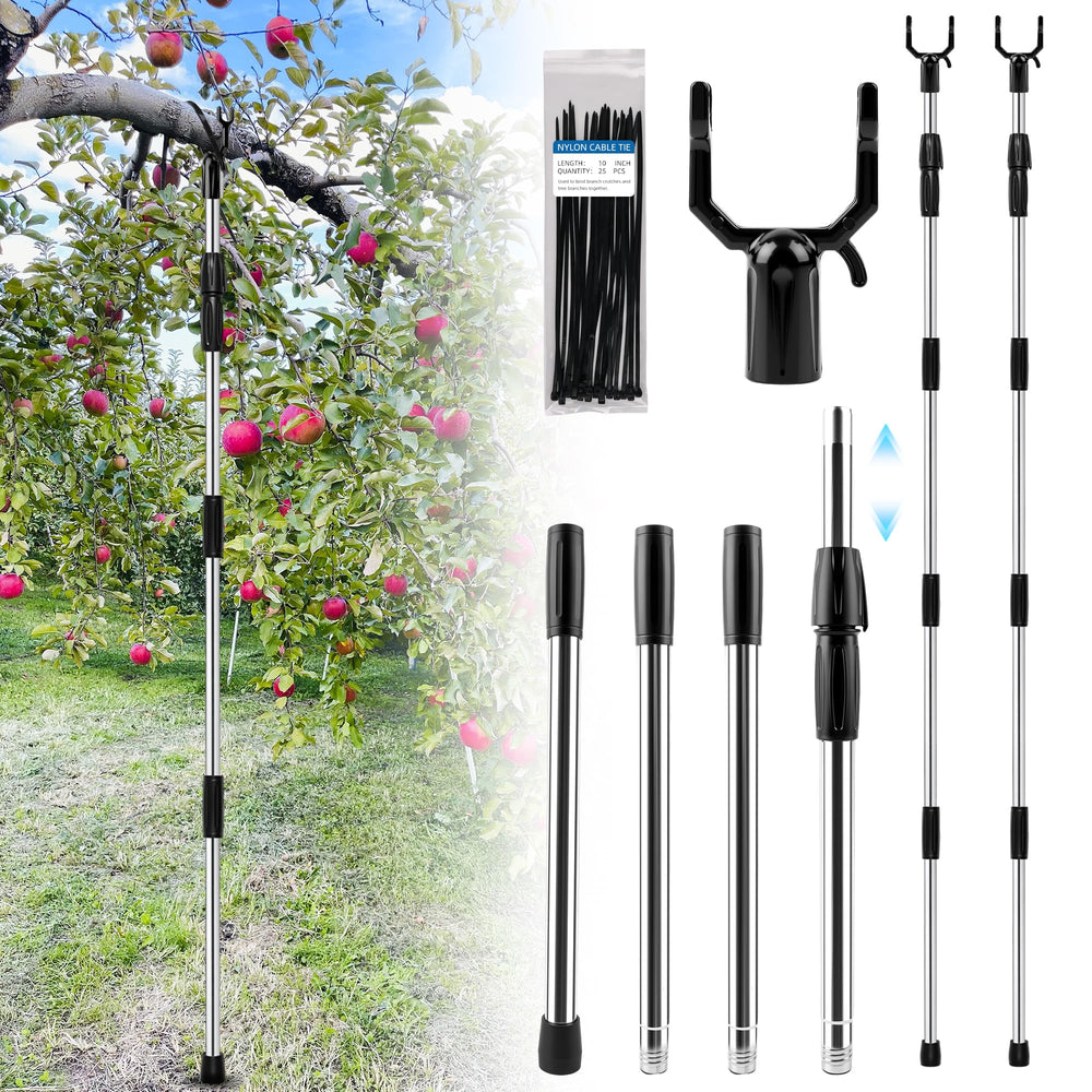 Elyssnova front view of two poles showing sturdy support and quick setup