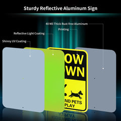 Enjoyist close-up of reflective surface demonstrating night visibility benefit