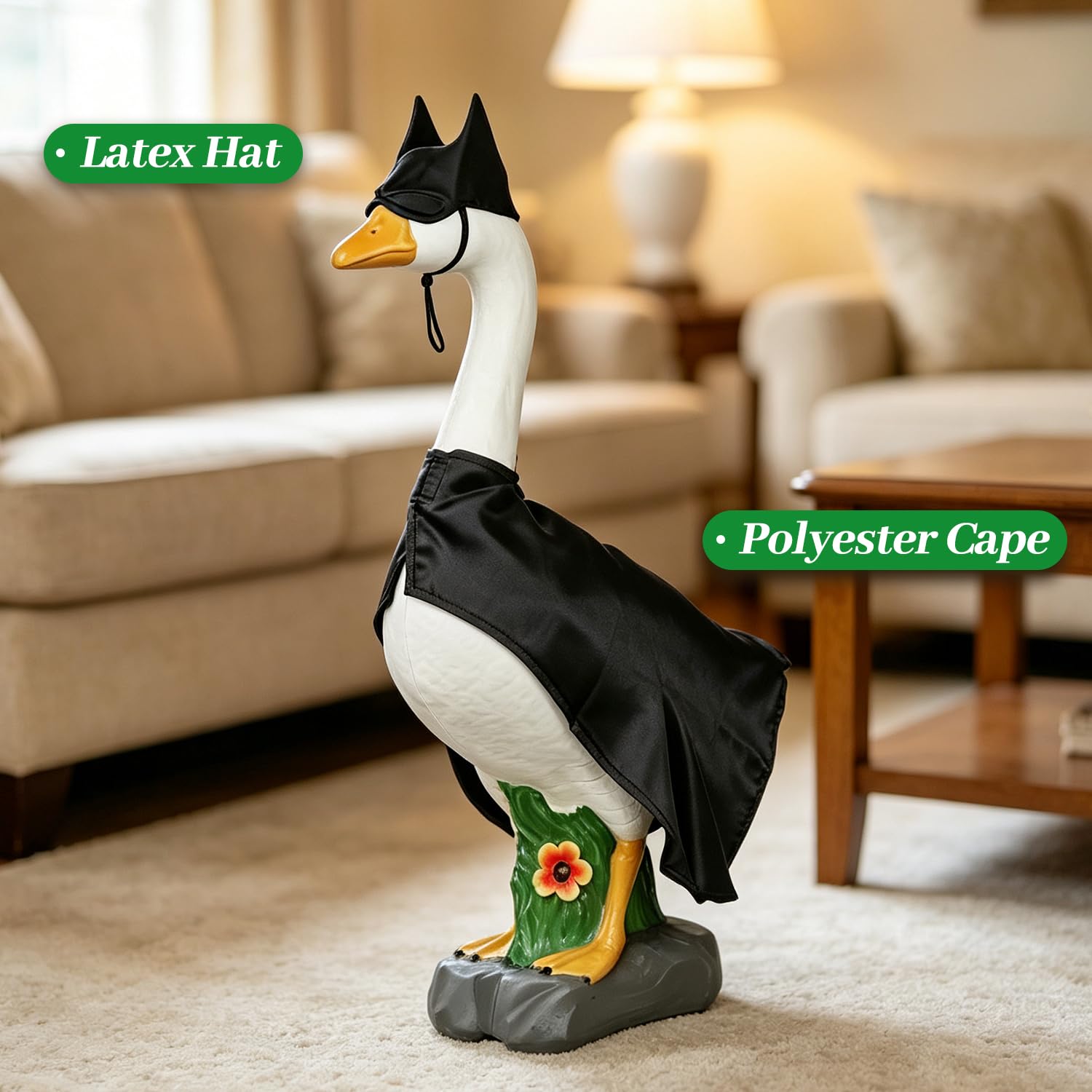 Enrichoice porch scene with dressed goose illustrating outdoor styling idea
