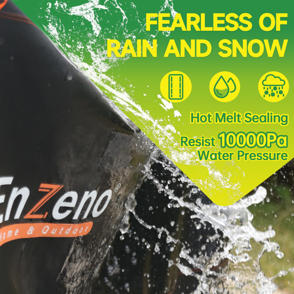 Enzeno fabric texture close-up highlighting waterproof durability