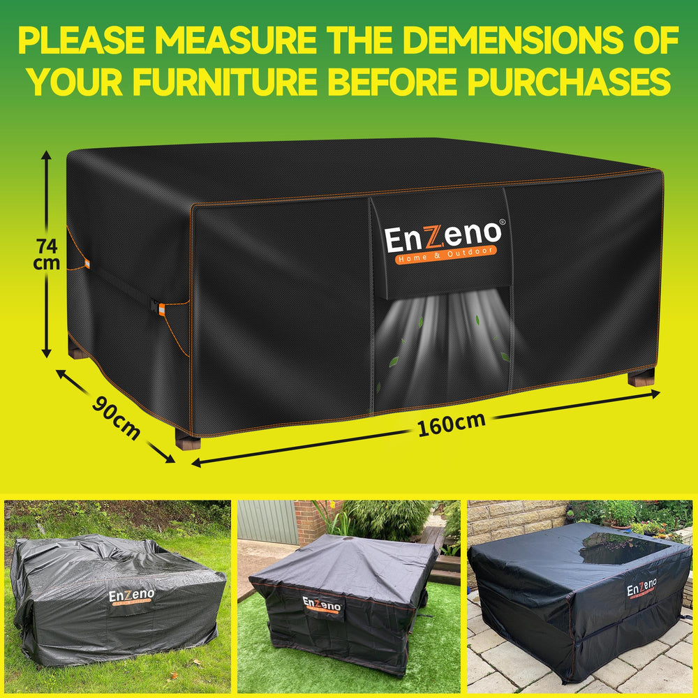Enzeno folded compact storage showing easy stowing and space savings