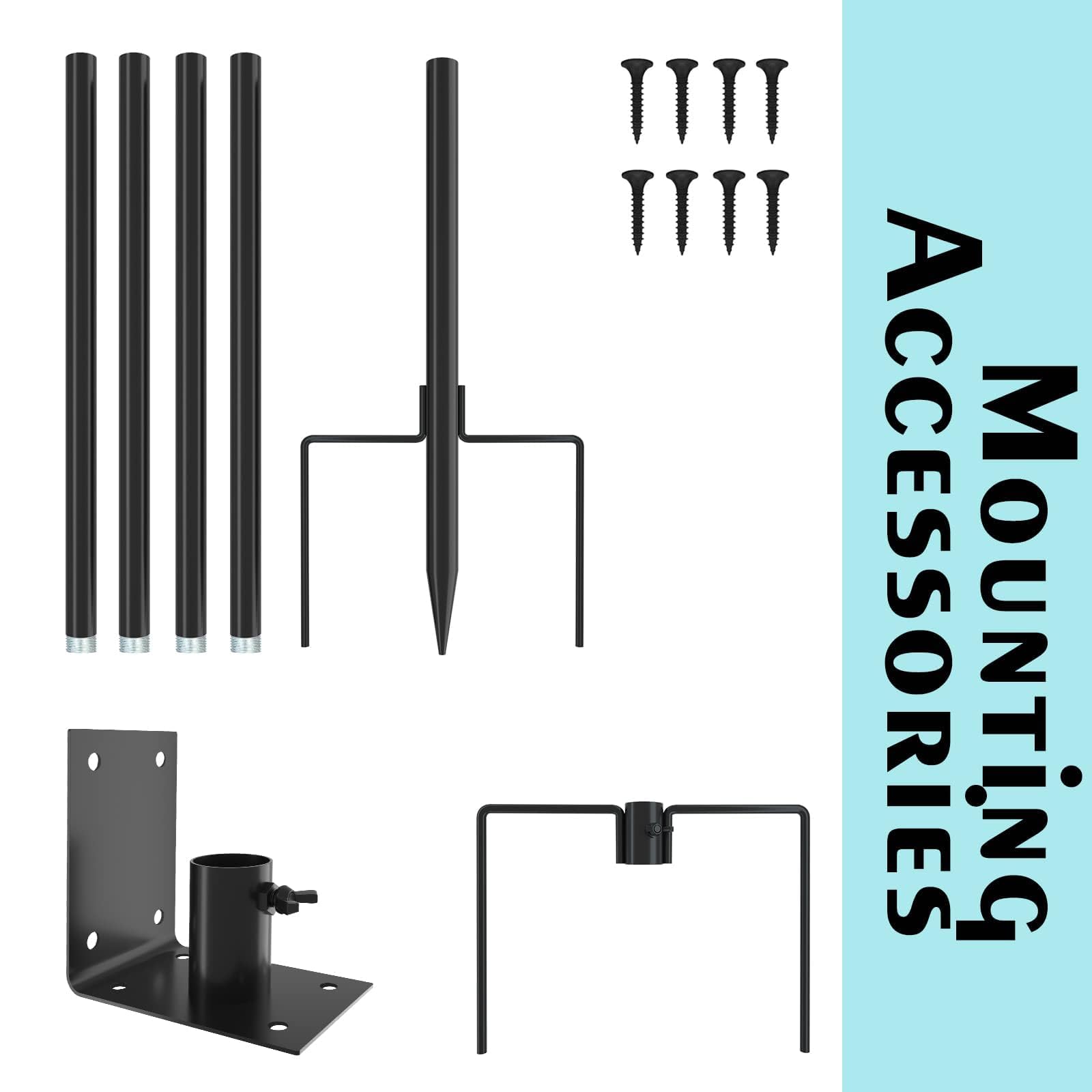 ERYTLLY five-prong ground anchor providing stable base support