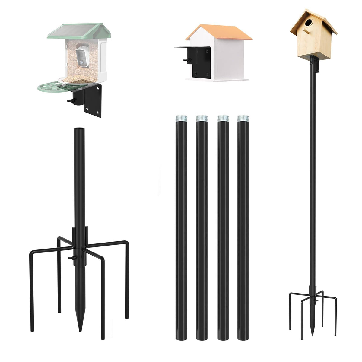 ERYTLLY front view with feeder installed showing secure support