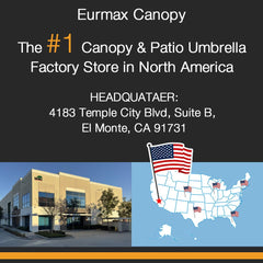 Eurmax fabric texture closeup highlighting durable polyester weave and UV benefit