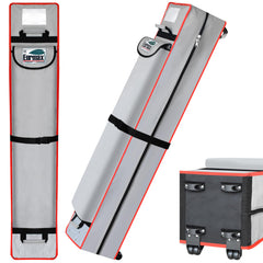 Eurmax front view of wheeled bag showing durable build and easy transport