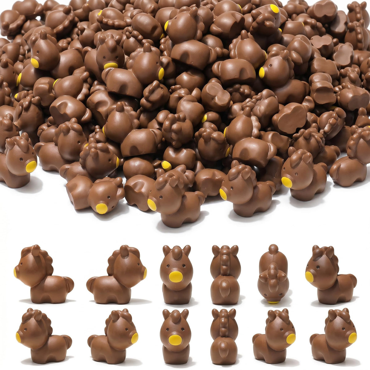 EVDERS front packaging showing 50 mini horse figurines, clear set value