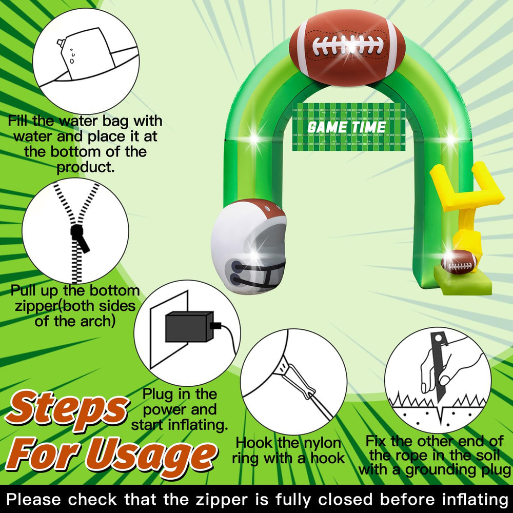 Eyourlife blower and zipper during inflation for fast assembly