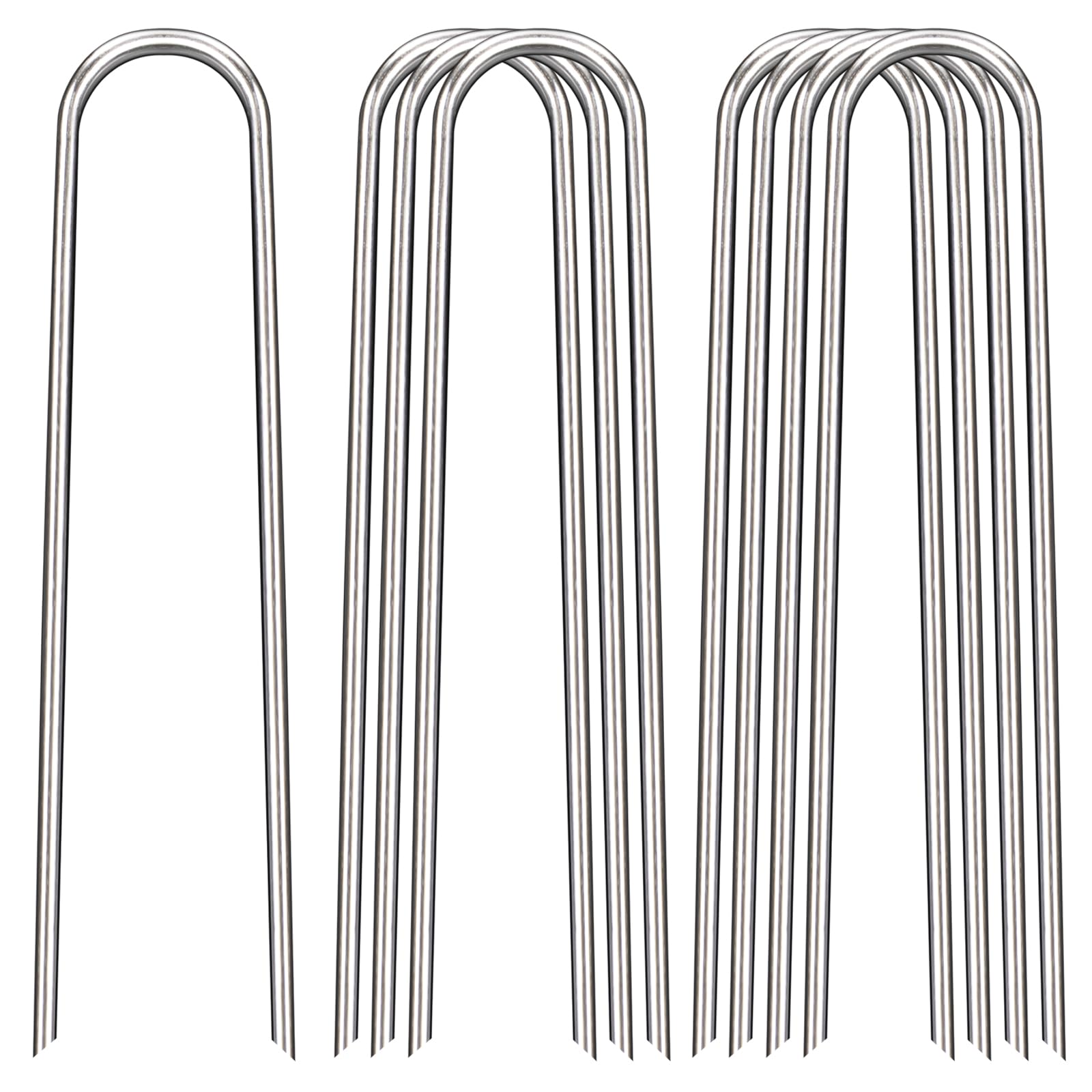 FAAYUCK front packaging showing 8-inch galvanized staples and pack size
