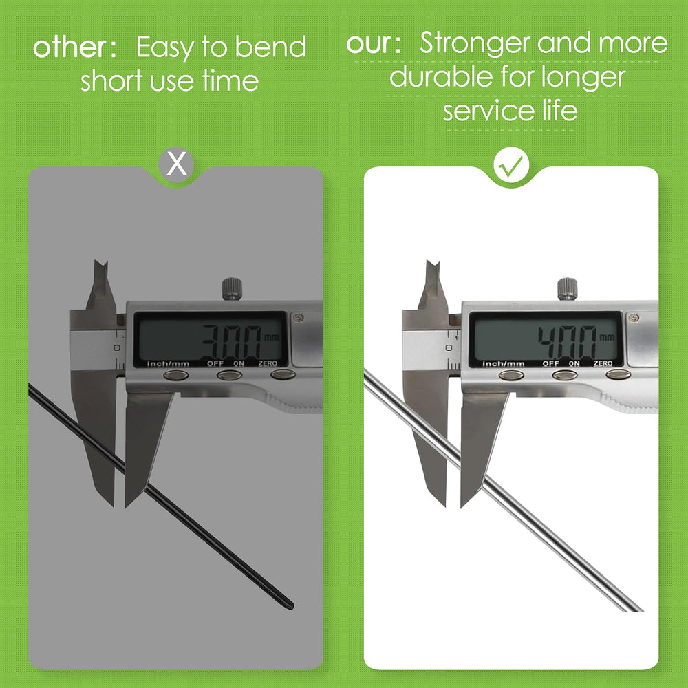 FAAYUCK staple beside ruler showing 8-inch length and scale
