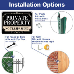 Faittoo image of pre-punched mounting holes and aluminum edge for easy installation