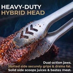Falkridge Pakkawood handle detail offering comfortable slip-resistant grip benefit