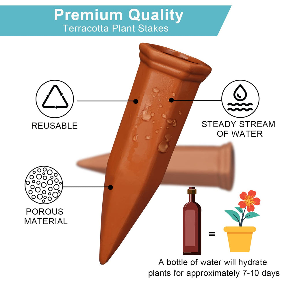 FAMILY spike inserted into soil to show correct depth and secure fit