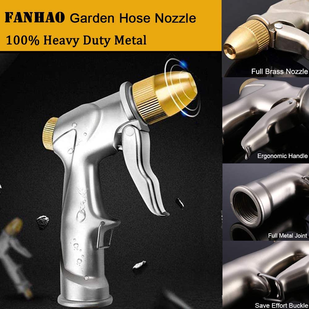 FANHAO nozzle head rotating patterns shows adjustable spray versatility