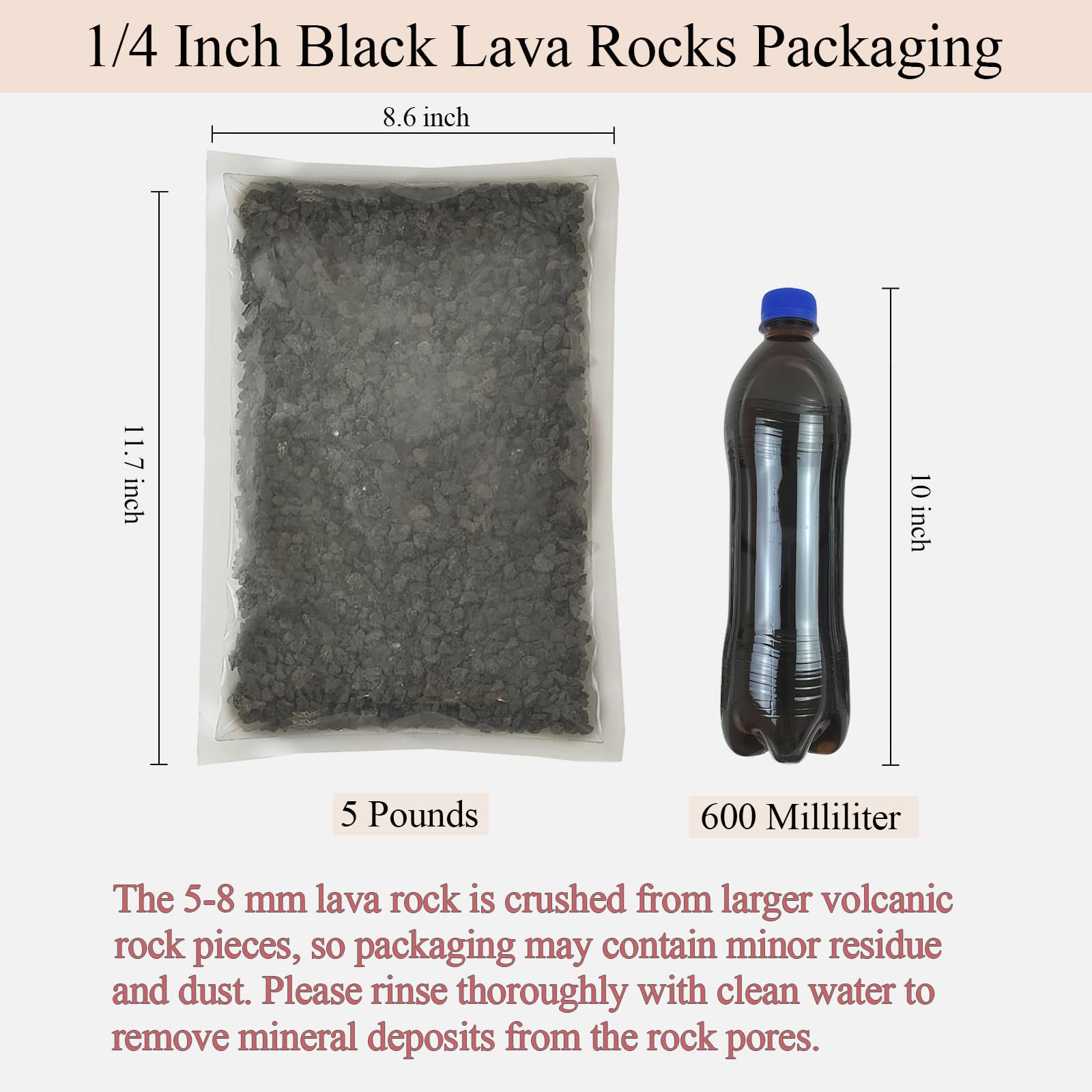 FANTIAN close-up of porous volcanic texture, improves soil aeration