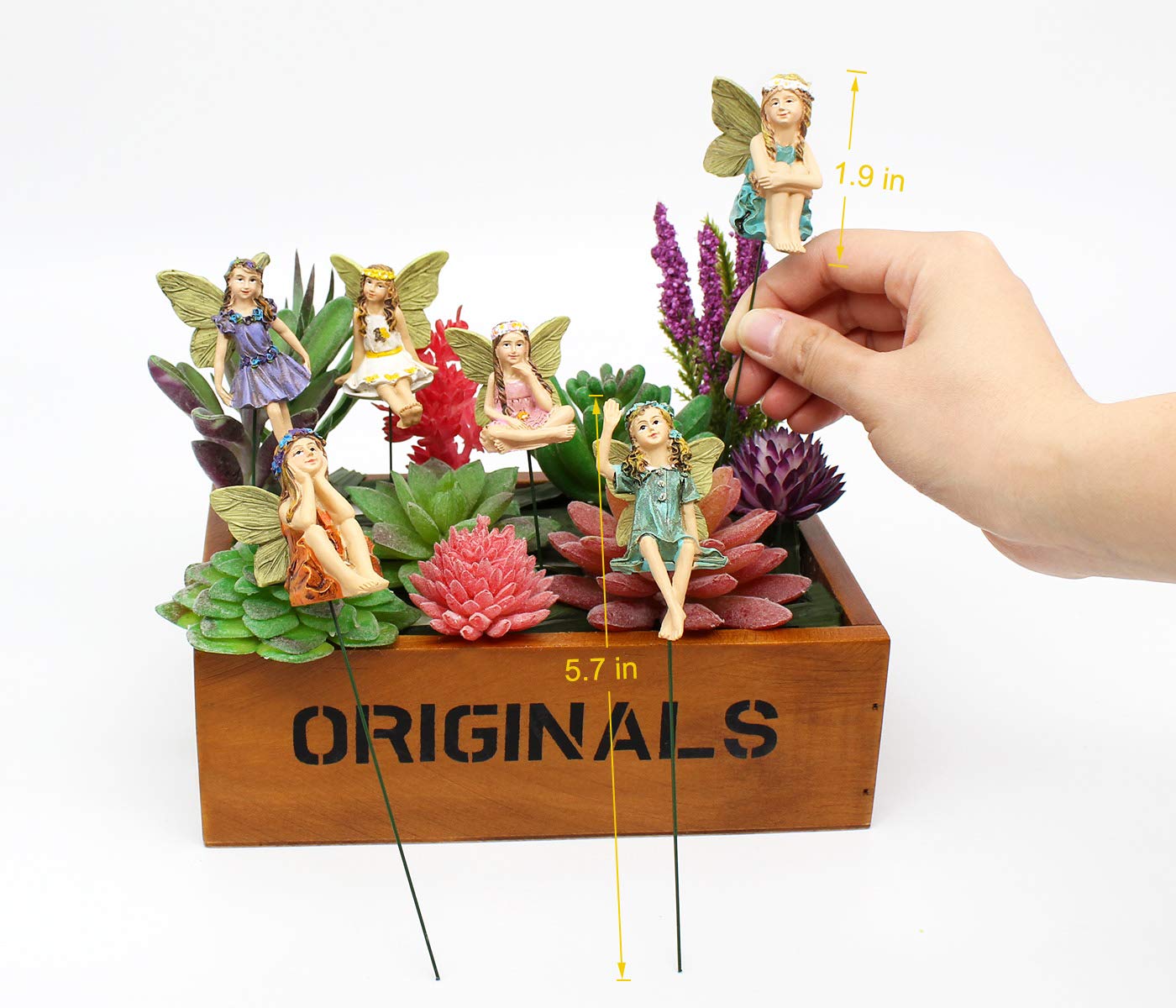 FANWNKI seasonal patio display with fairies creating cozy decorative scene