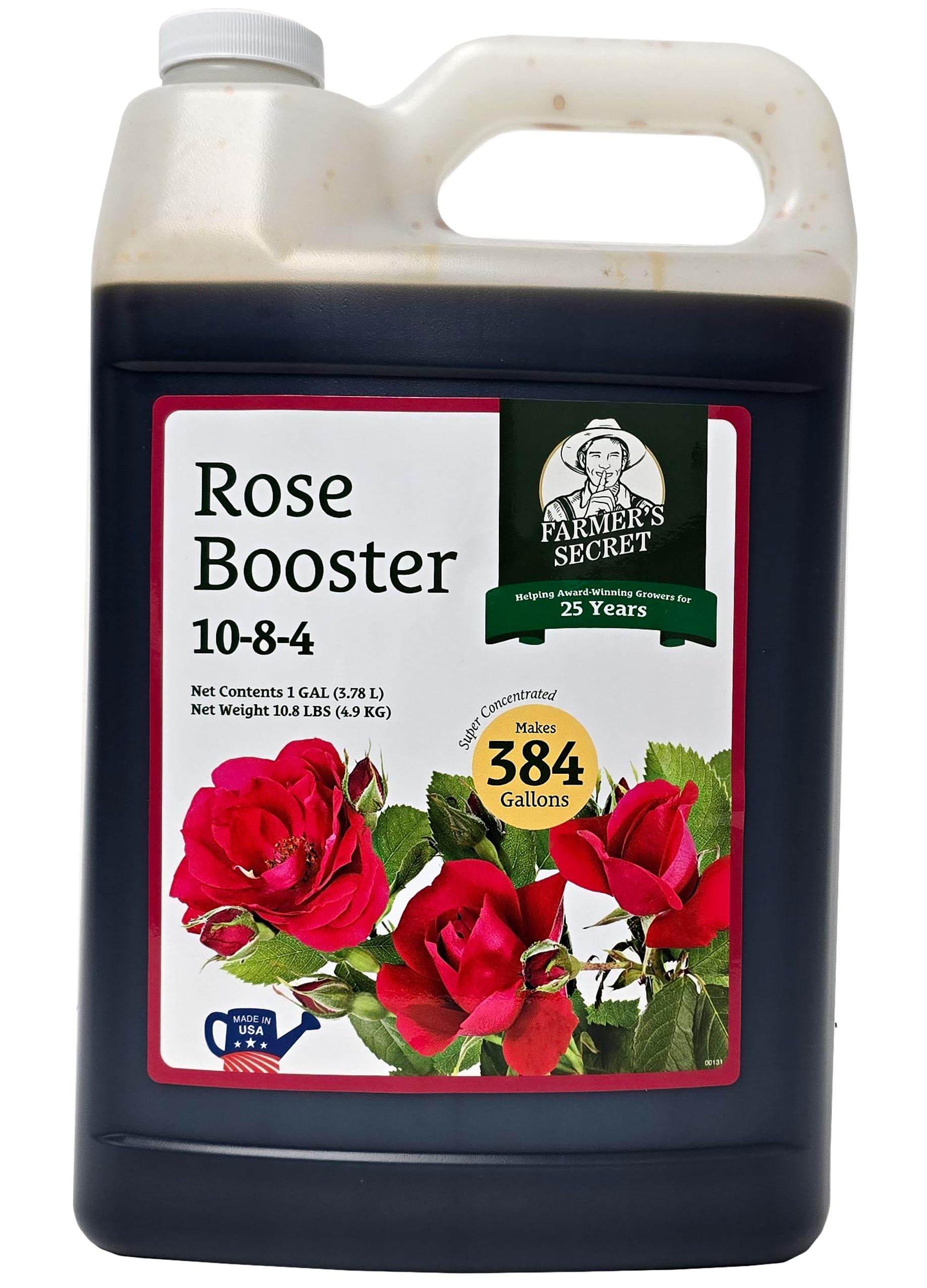 Farmer's Secret front bottle view showing label and size benefit