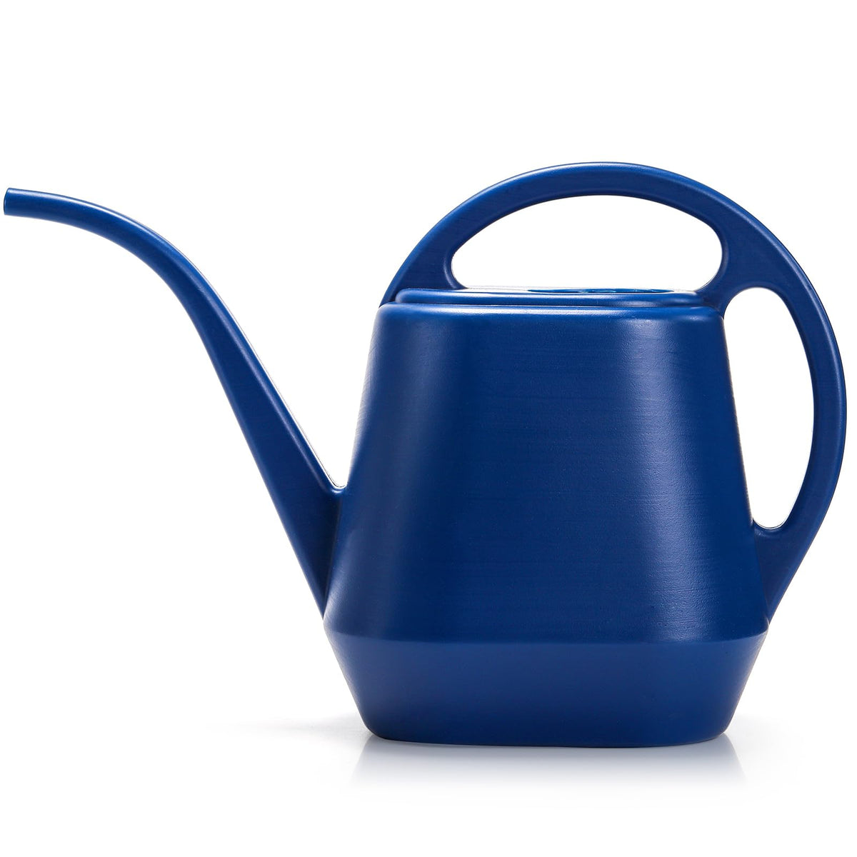 Fasmov front view of blue watering can showing compact design and storage benefit