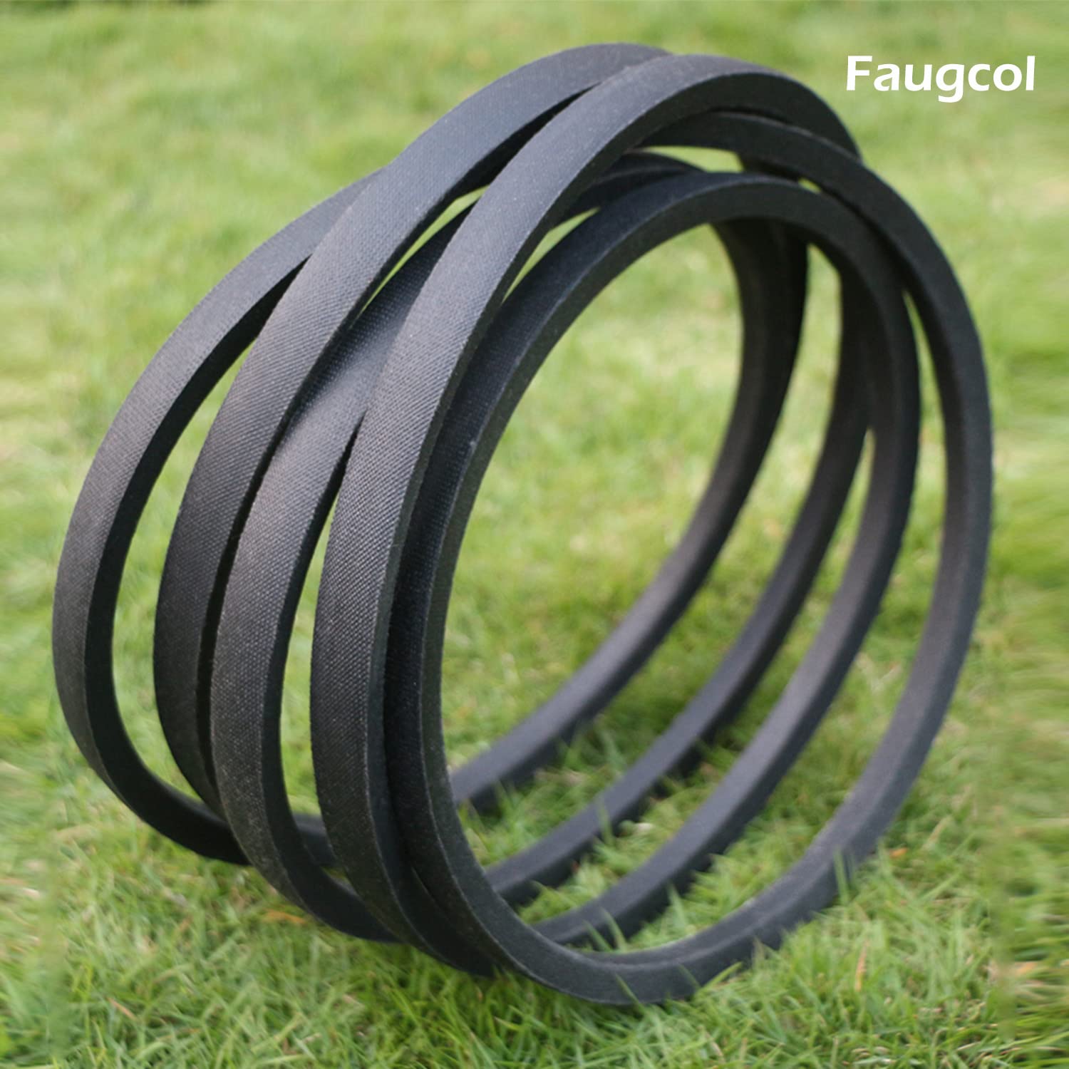 Faugcol belt laid out full length 143.5 inches for size verification and fit confidence