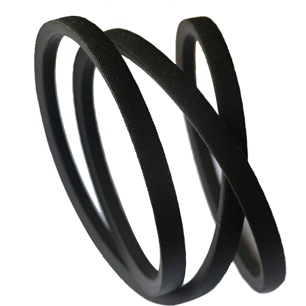 Faugcol front view of deck belt packaging showing model and size, clear identification benefit