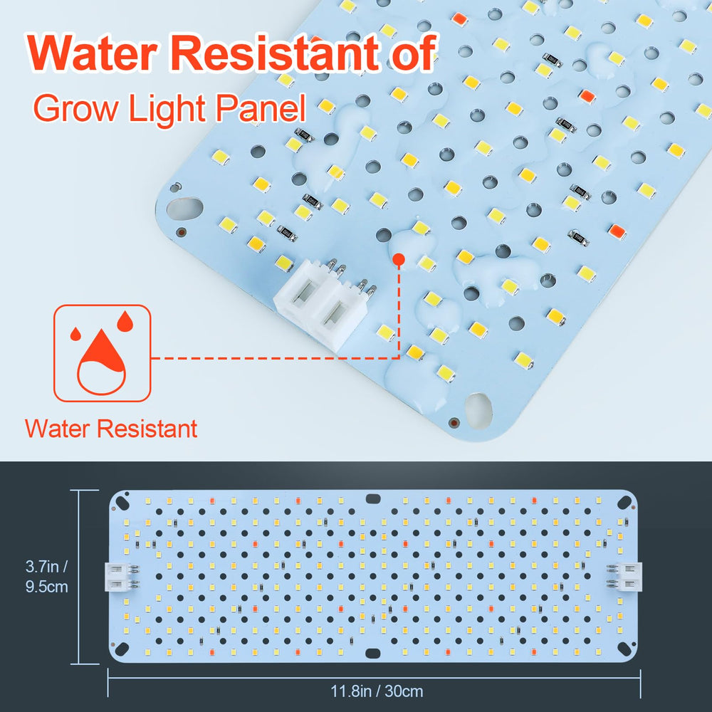 FECiDA panels covering full shelf row showing uniform light distribution