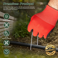 FEED GARDEN close-up of sharpened tip demonstrating easy soil penetration benefit