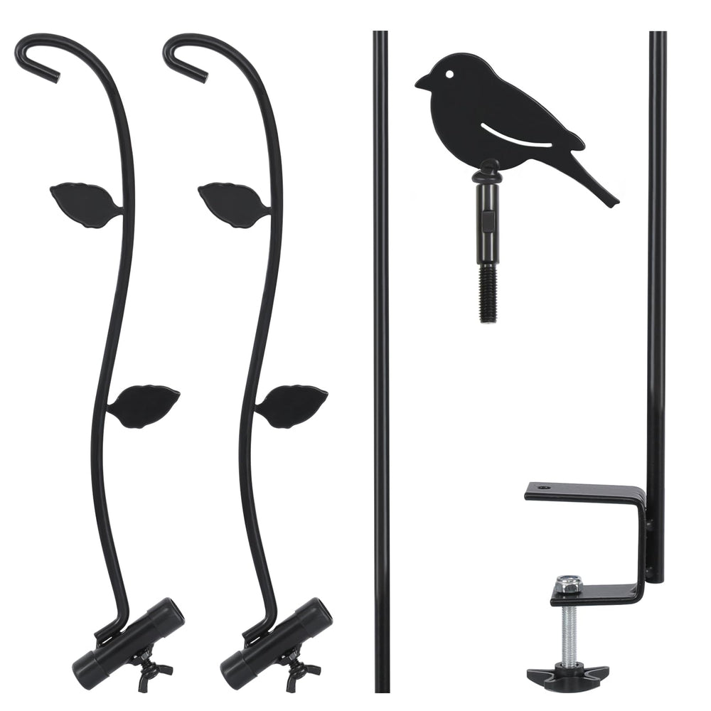 FEED GARDEN hook detail highlighting curved tip and rust-resistant finish benefit