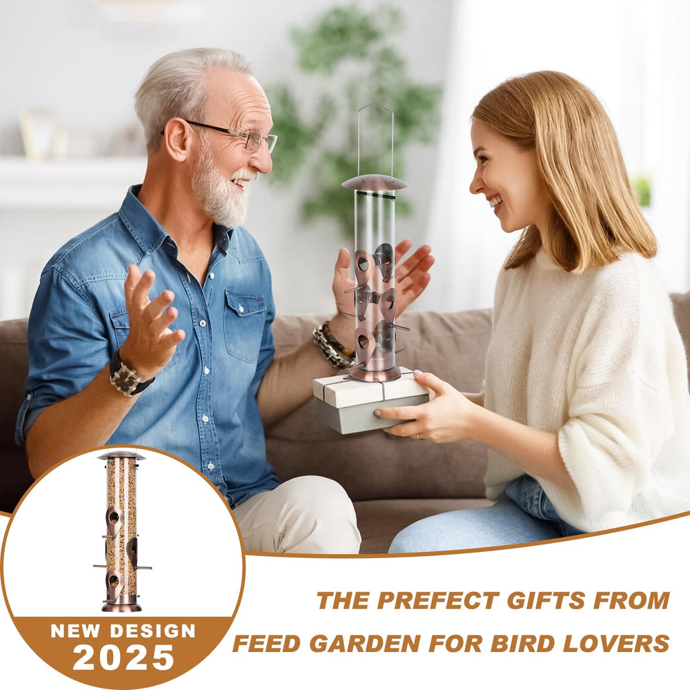 FEED GARDEN hung near window for backyard viewing and birdwatching