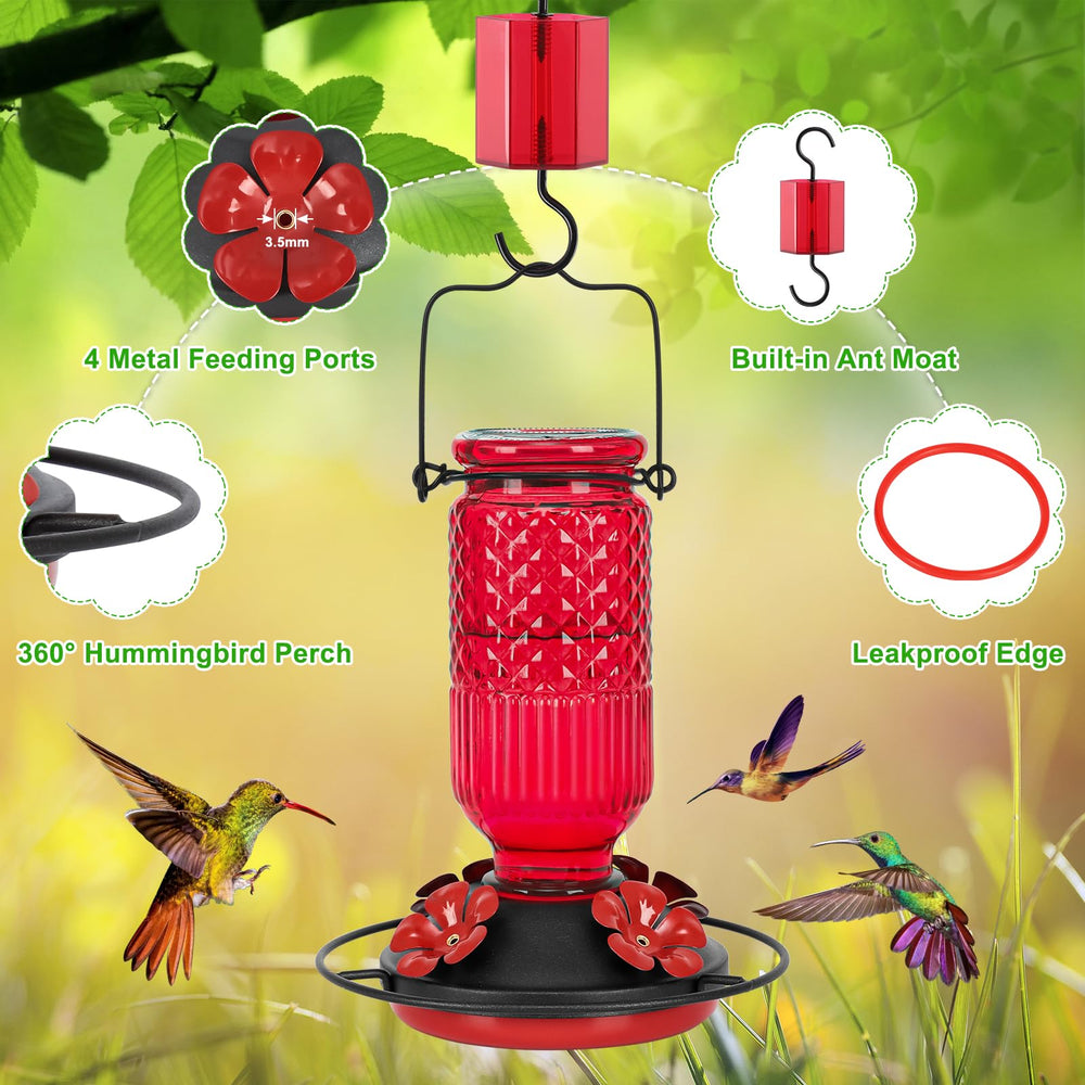 FEED GARDEN wide-mouth bottle opening visible for easy cleaning and refilling