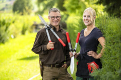 FELCO I-beam aluminum handles profile showing lightweight strength advantage