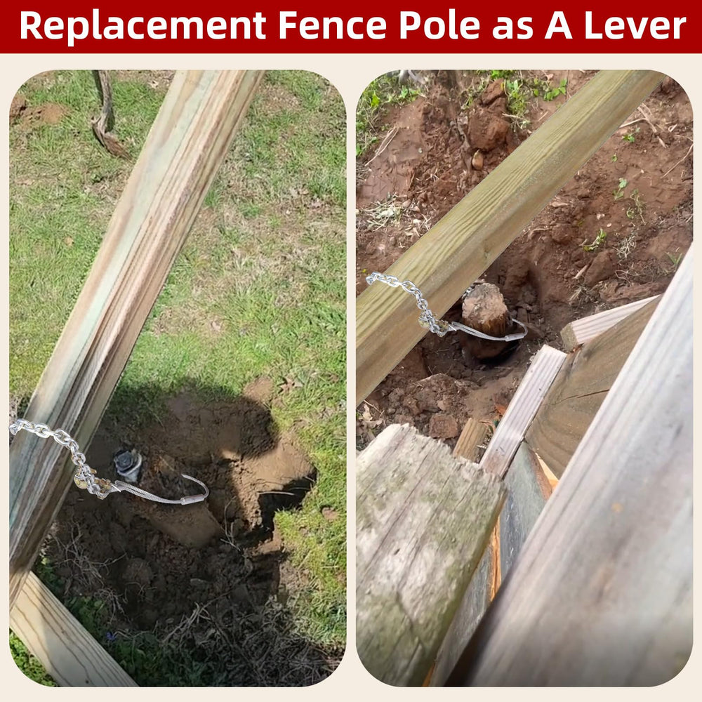 Feroca beside a 4x4 post to show scale and compatibility for common fence jobs