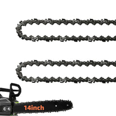 Fifchall front packaging showing two 14-inch chains and features