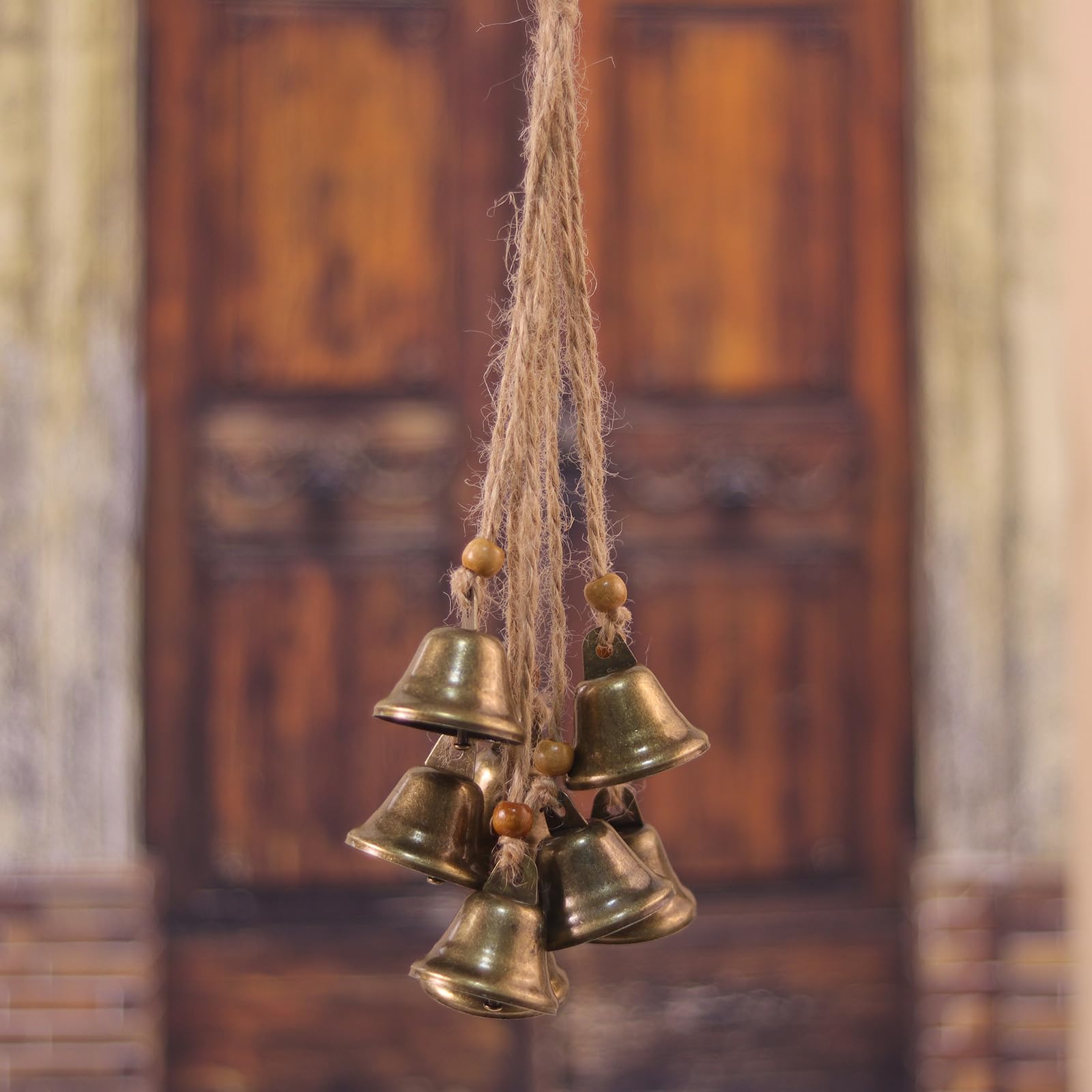 Fishknow witch bells on altar display, ritual-ready and atmospheric touch