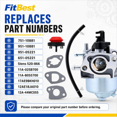 FitBest kit gaskets and primer bulb ready for faster installation benefits