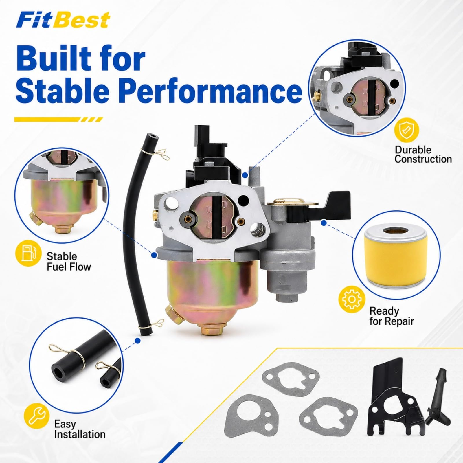 FitBest machined surface close-up for improved seal and durability