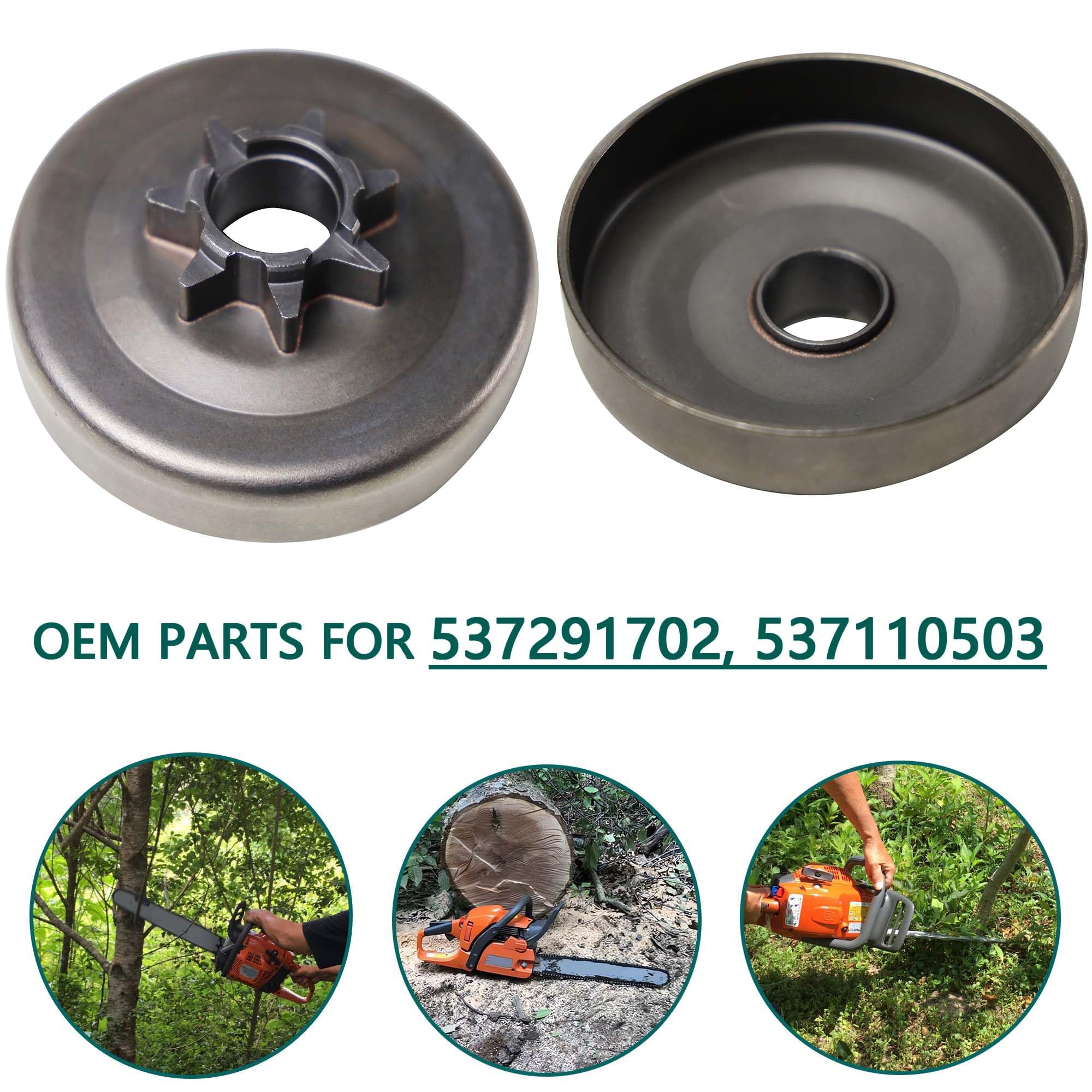 FJSaDobo kit installed on chainsaw for restored drive performance