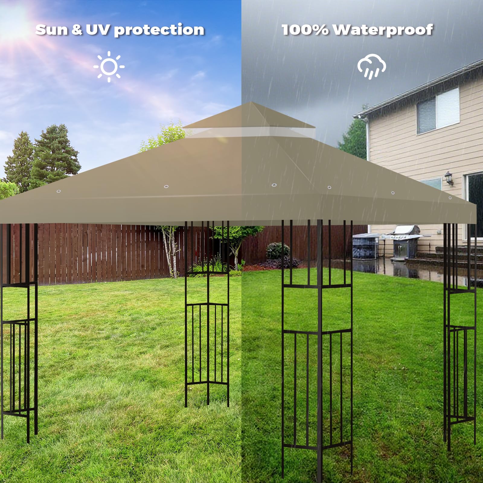 FLAGLY inner mosquito gauze layer improving airflow and smoke escape