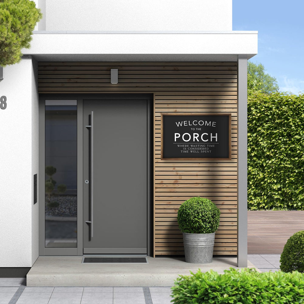 flangairy on porch styled display adds cozy curb appeal to entryway