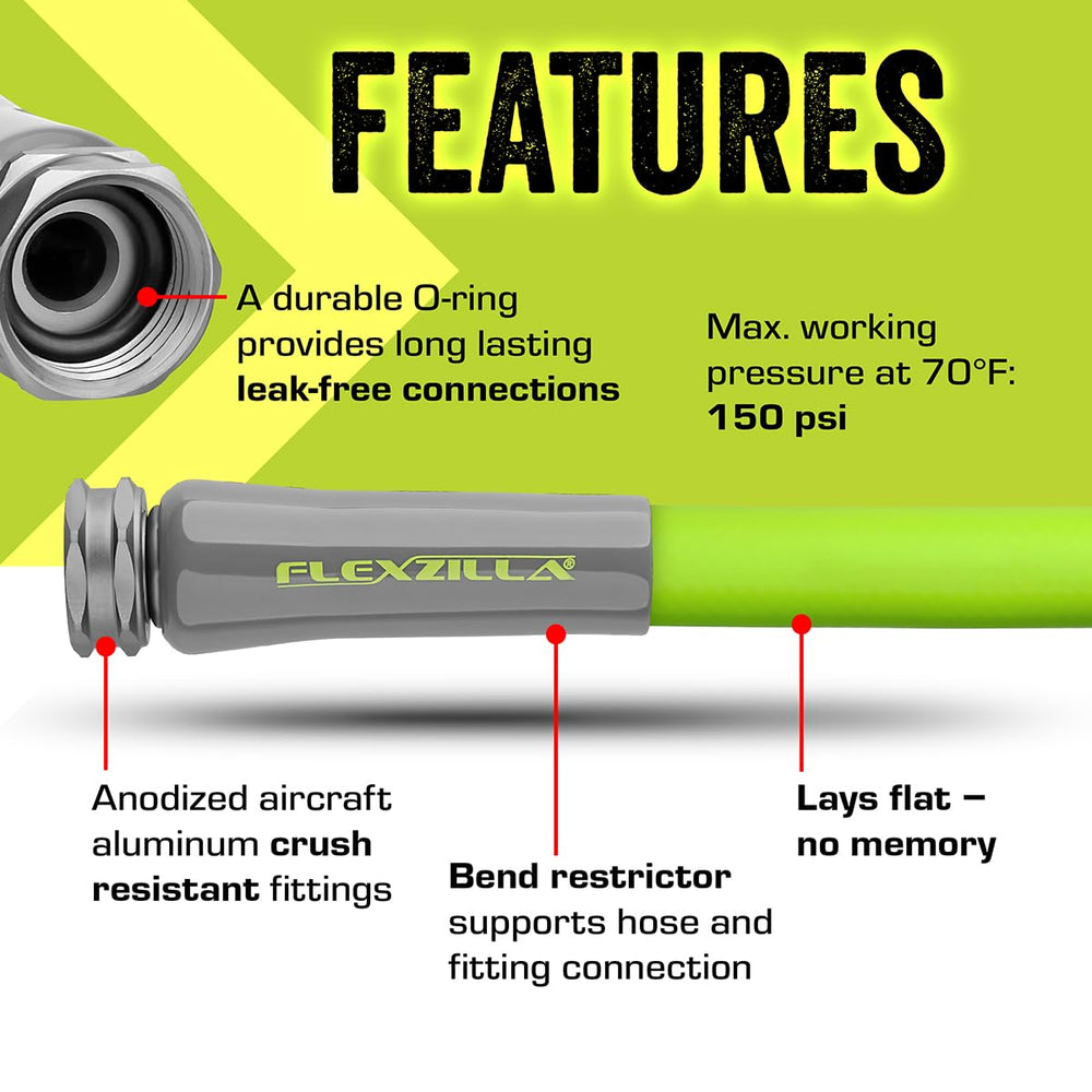 Flexzilla abrasion-resistant outer cover texture protecting against tears