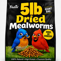 Flockin' bag front view showcasing product and benefits
