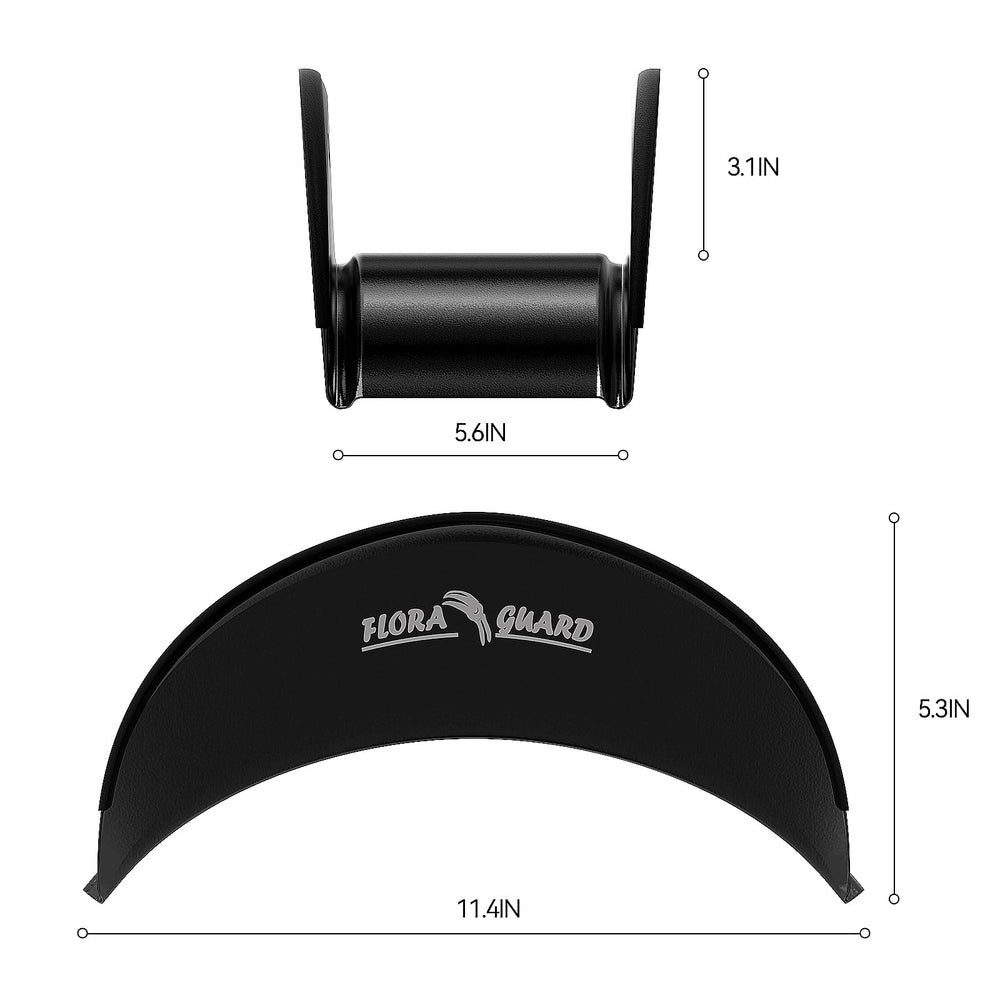 FLORA GUARD steel frame closeup highlighting durable weather-resistant finish