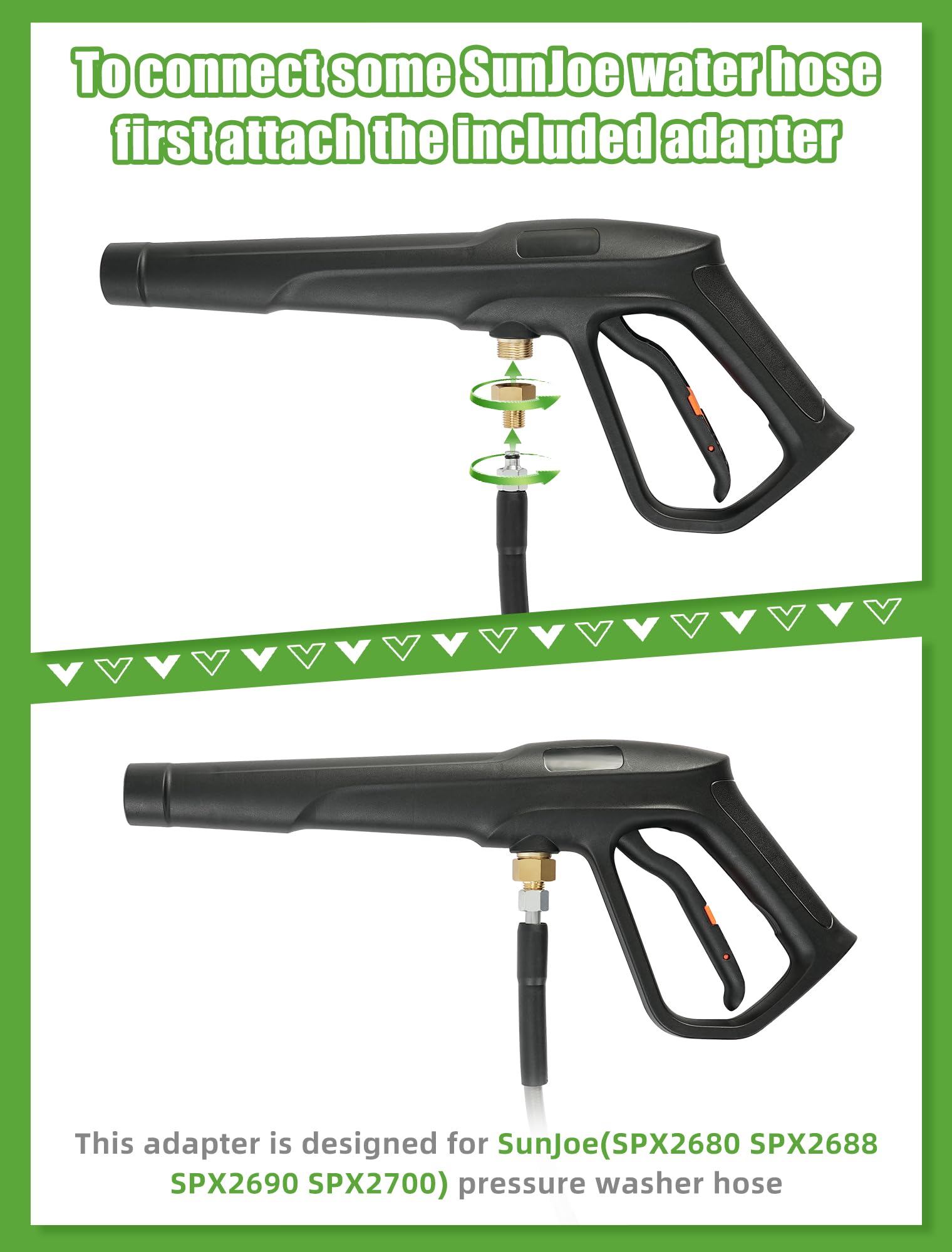 FOOCO gun in use washing car demonstrating effective residential cleaning