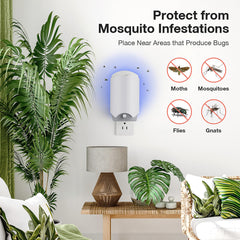 Forhimn device plugged in on a kitchen wall protecting food prep areas