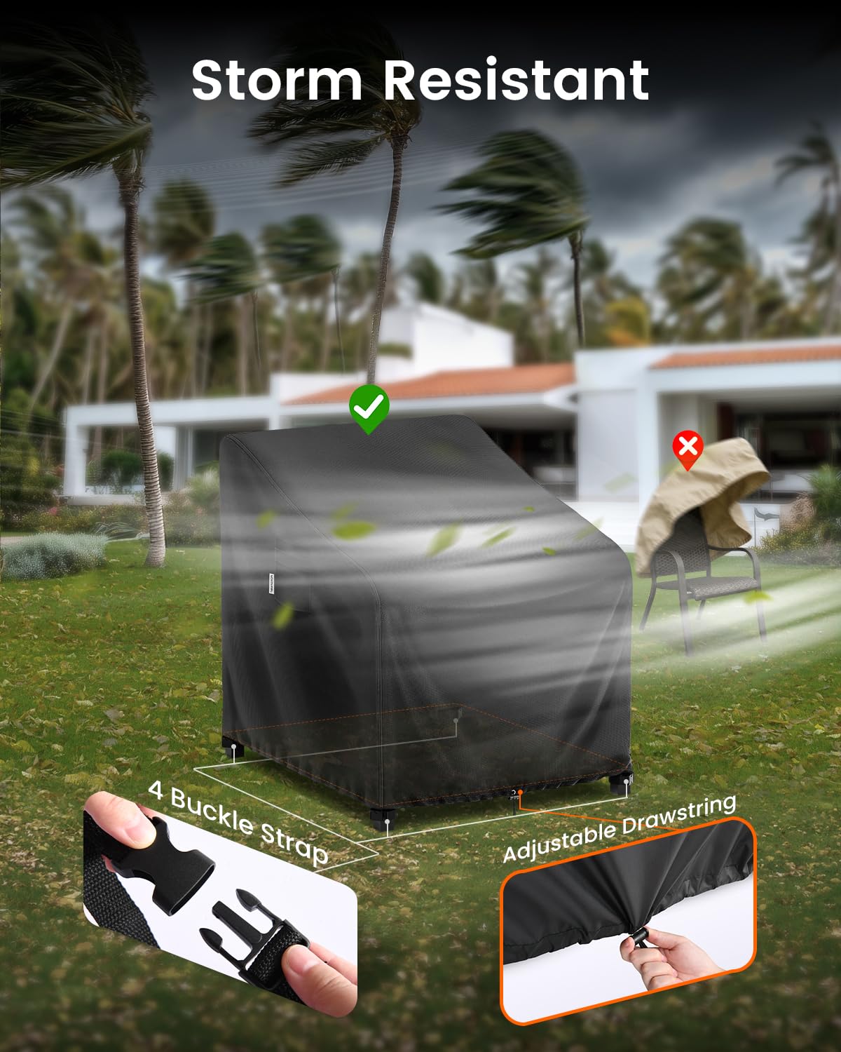 FORSPARK rolled cover in storage bag for easy transport and storage