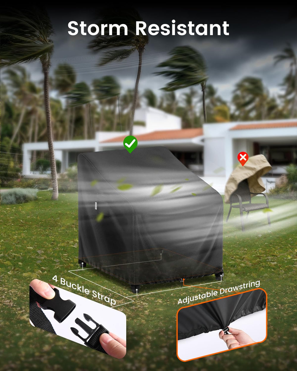 FORSPARK rolled cover in storage bag for easy transport and storage