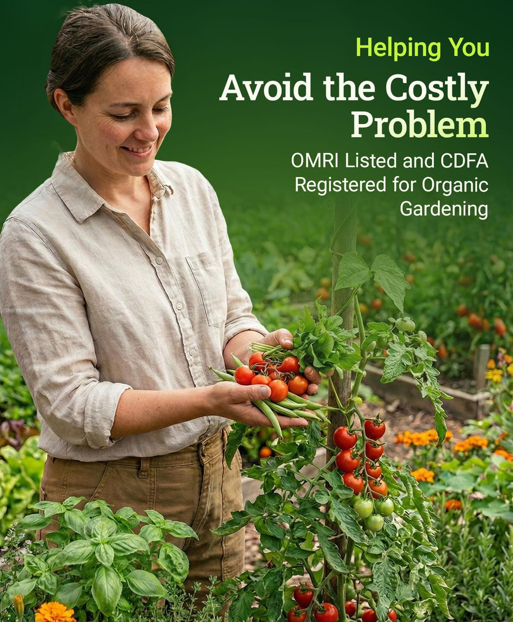 FoxFarm label close-up with OMRI seal highlighting organic gardening compatibility