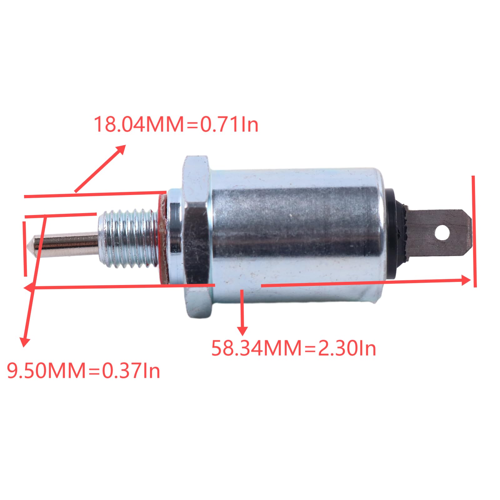 FP FRIDAYPARTS solenoid installed on carburetor demonstrating easy replacement
