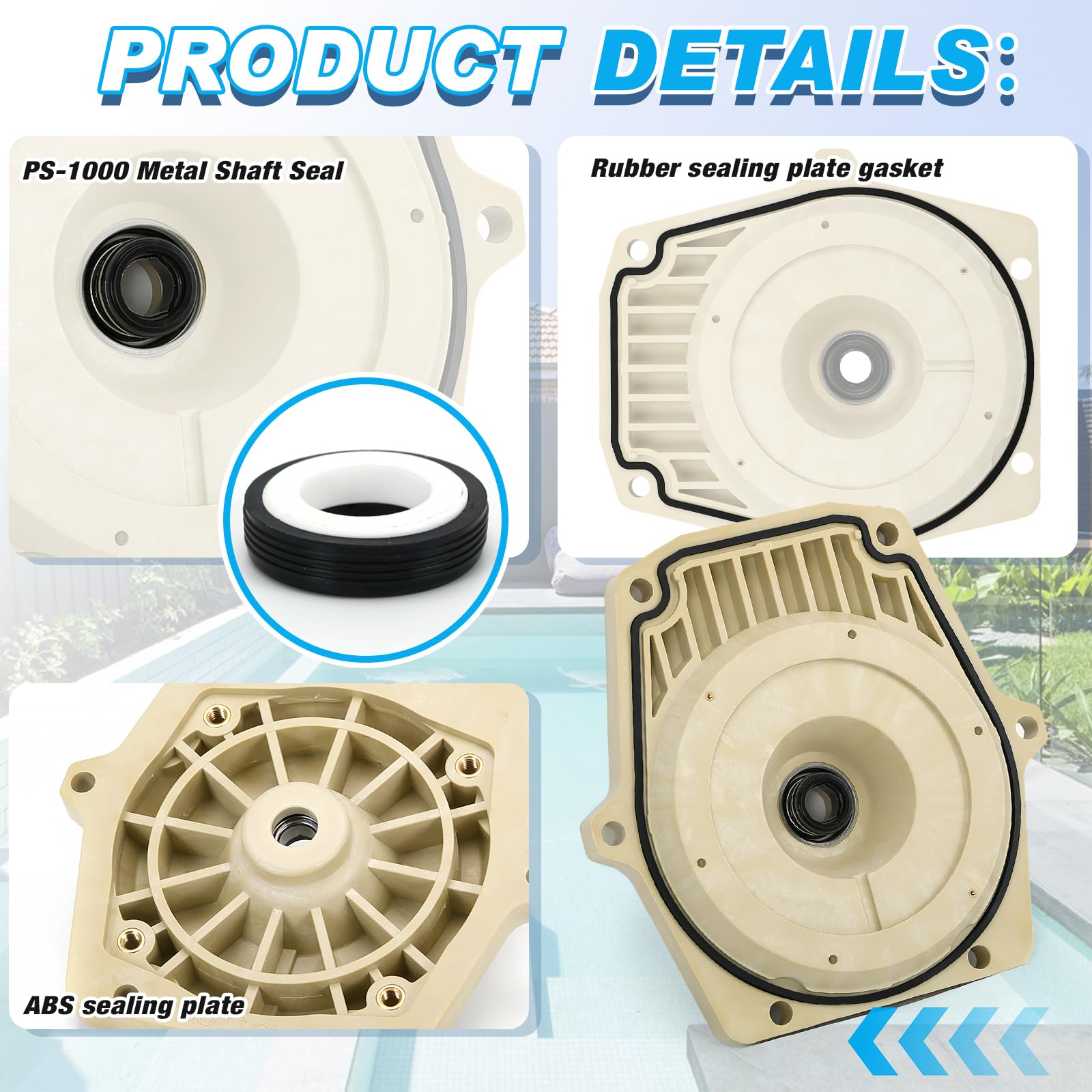 FQRANBO gasket and shaft seal displayed for secure leak prevention benefit