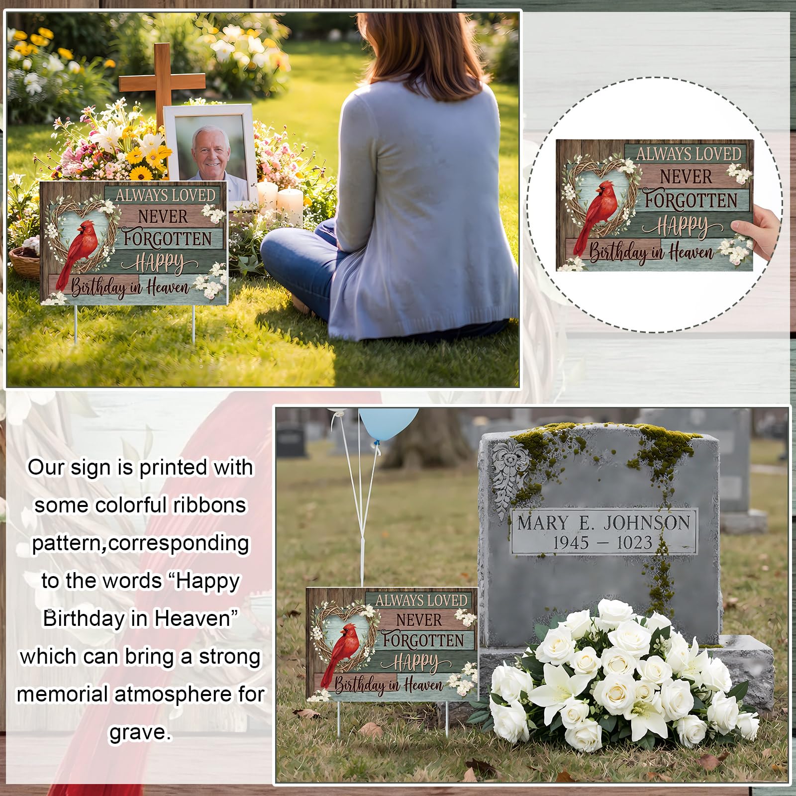 Frienda lifestyle porch display showing portable memorial that fits home spaces
